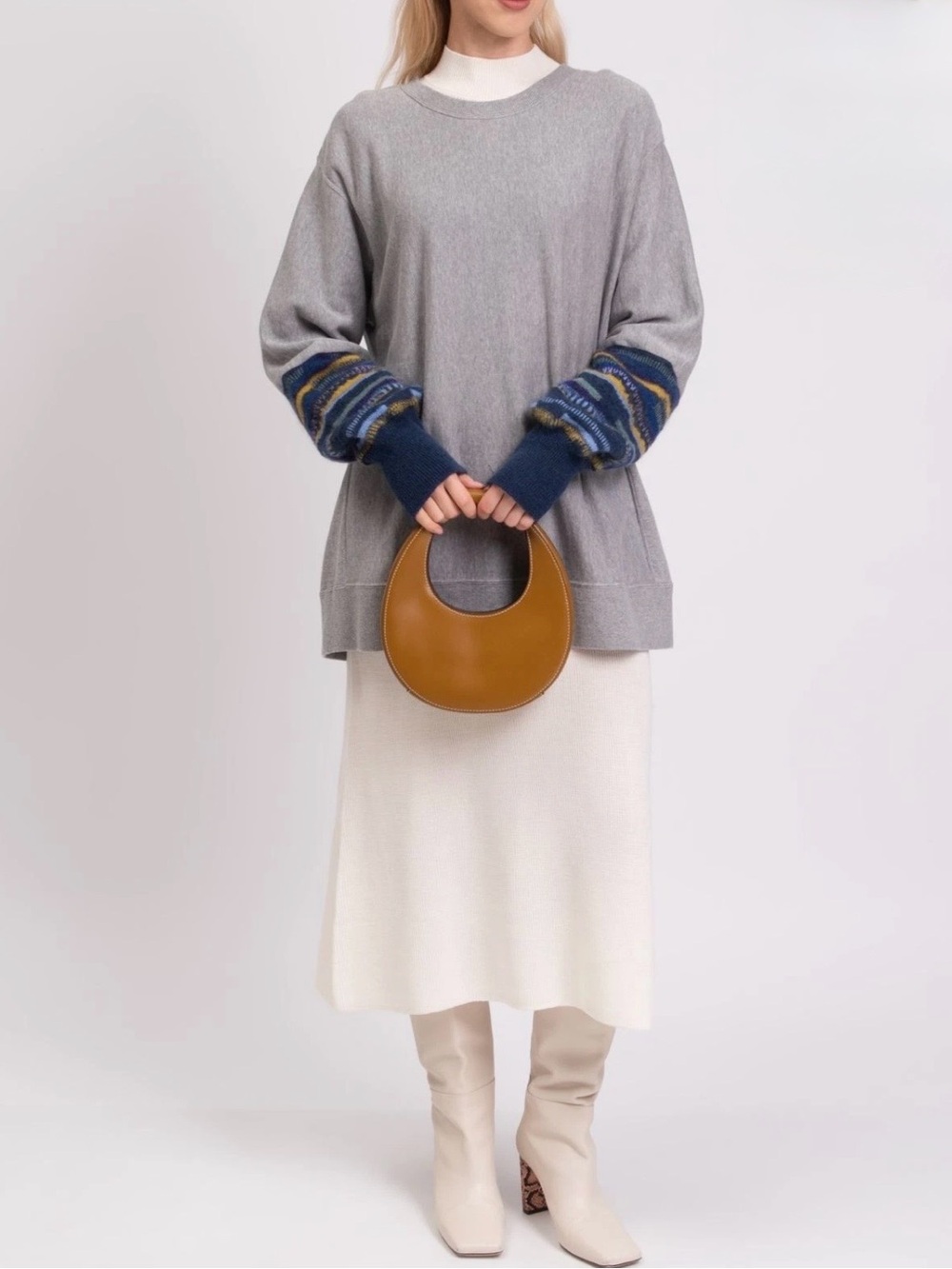 FACETASM Sweatshirt 00 XXS Mohair & Wool Blend Sleeve Japan Oversized Streetwear